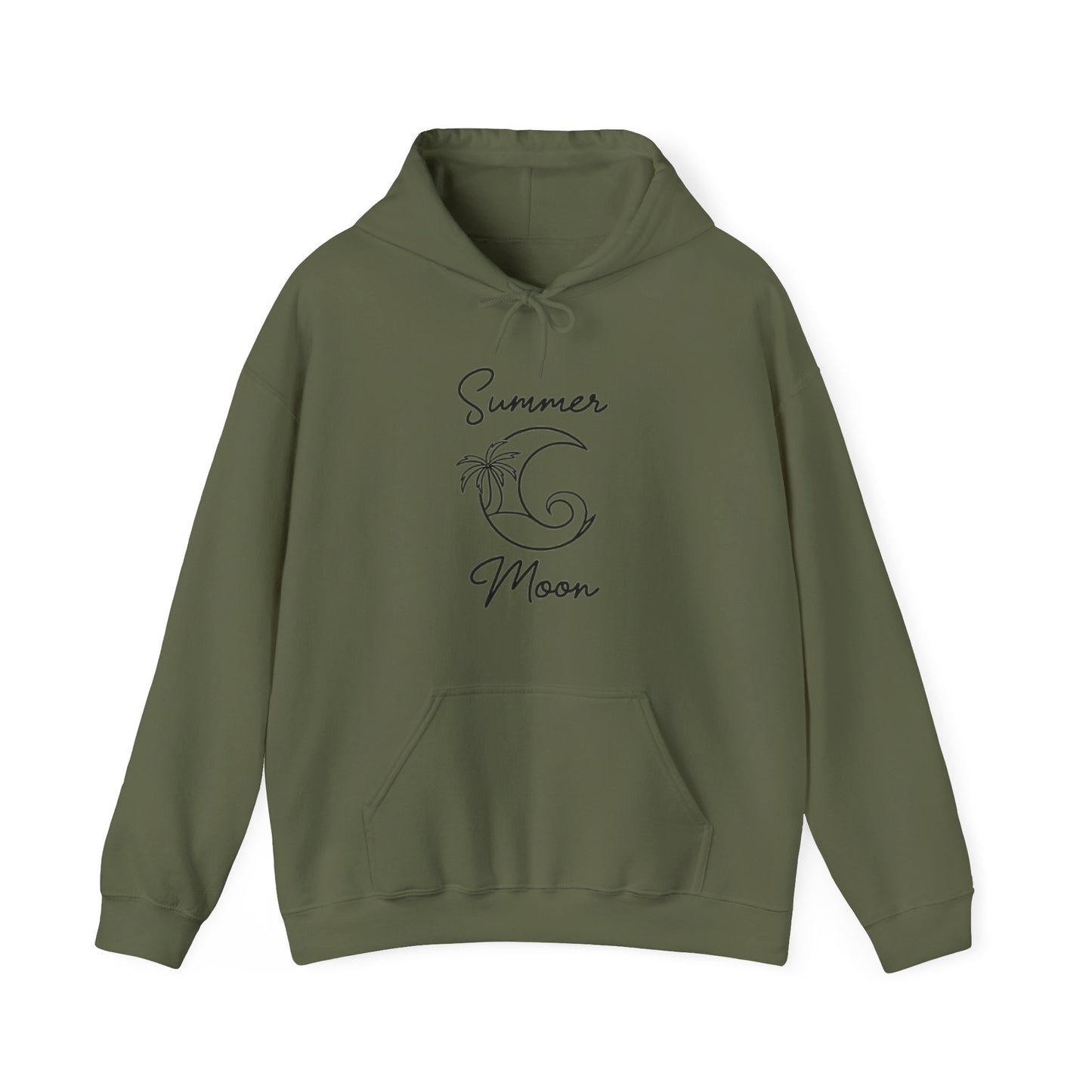 Stacked Summer Moon Unisex Heavy Blend™ Hooded Sweatshirt